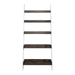 Farmhouse Leaning Bookcase in White/Oak - homePLUS (Binghamton, NY)