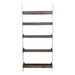 Farmhouse Leaning Bookcase in White/Oak - homePLUS (Binghamton, NY)