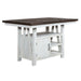 Farmhouse Gathering Table in White/Oak - homePLUS (Binghamton, NY)