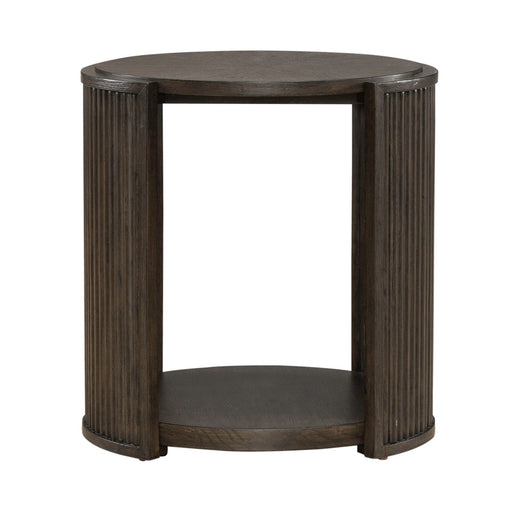 City View Round End Table in Coffee Bean - homePLUS (Binghamton, NY)