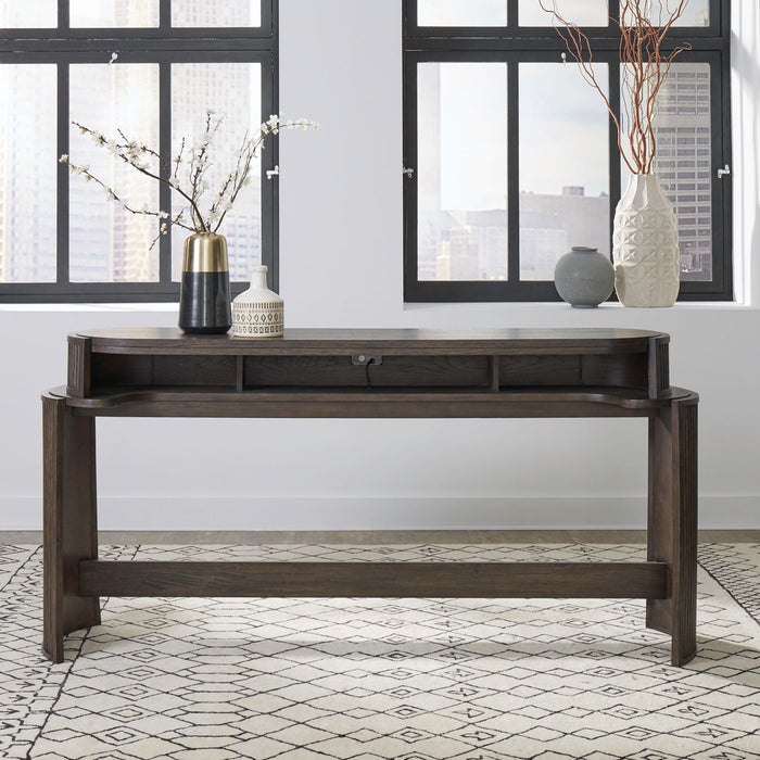 City View Console Bar Table in Coffee Bean - homePLUS (Binghamton, NY)