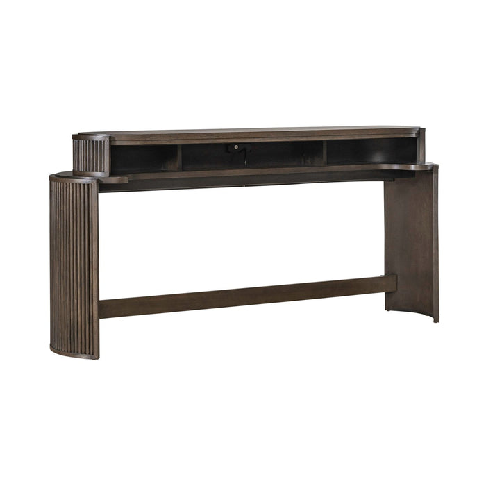 City View Console Bar Table in Coffee Bean - homePLUS (Binghamton, NY)