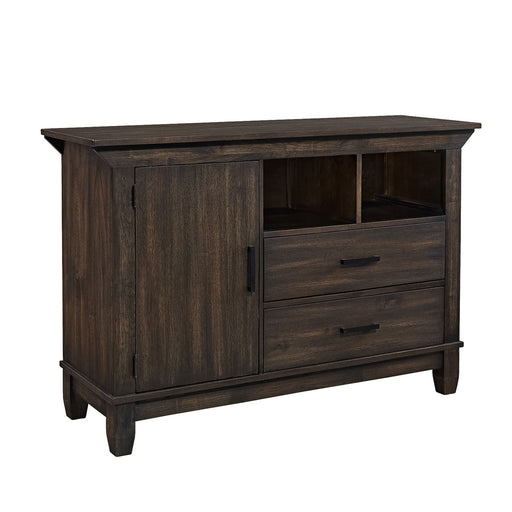 Double Bridge Sideboard in Dark Chestnut - homePLUS (Binghamton, NY)