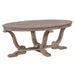 Greystone Mill Oval Cocktail Table in Stone White image