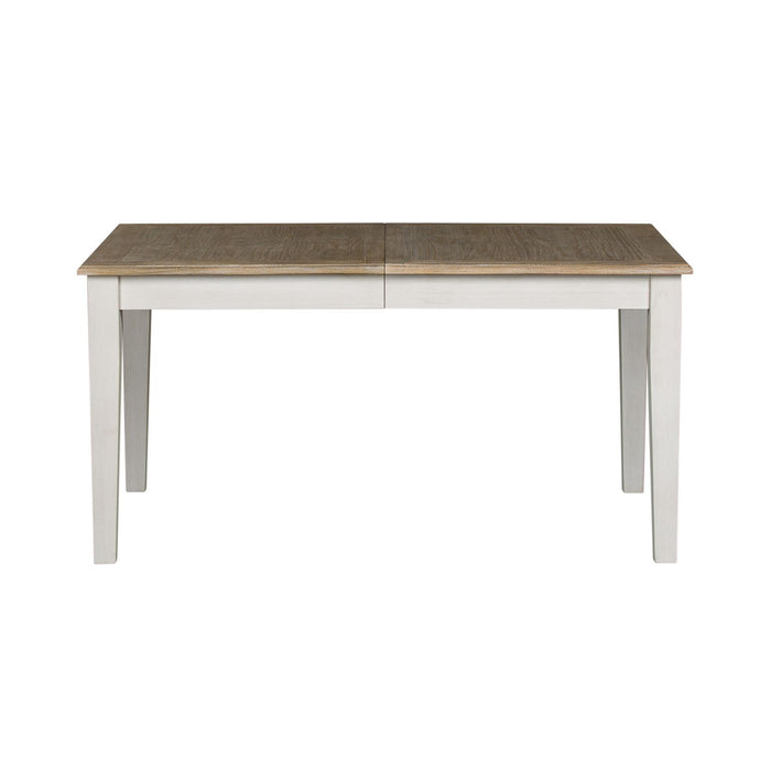 Summerville Rectangular Leg Table in White image