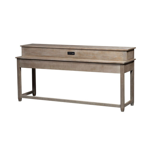 Parkland Falls Console Bar Table in Weathered Taupe - homePLUS (Binghamton, NY)