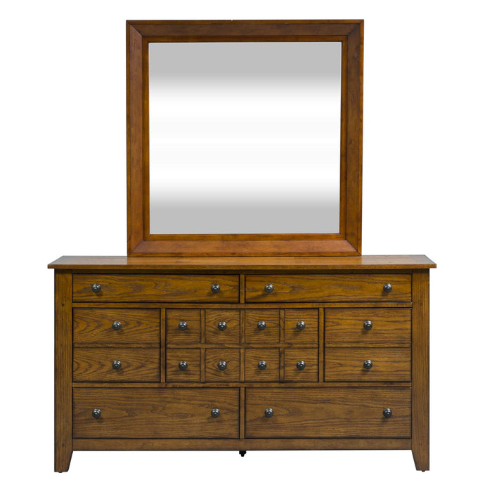 Grandpas Cabin Queen Sleigh Bed, Dresser & Mirror, Night Stand - homePLUS (Binghamton, NY)