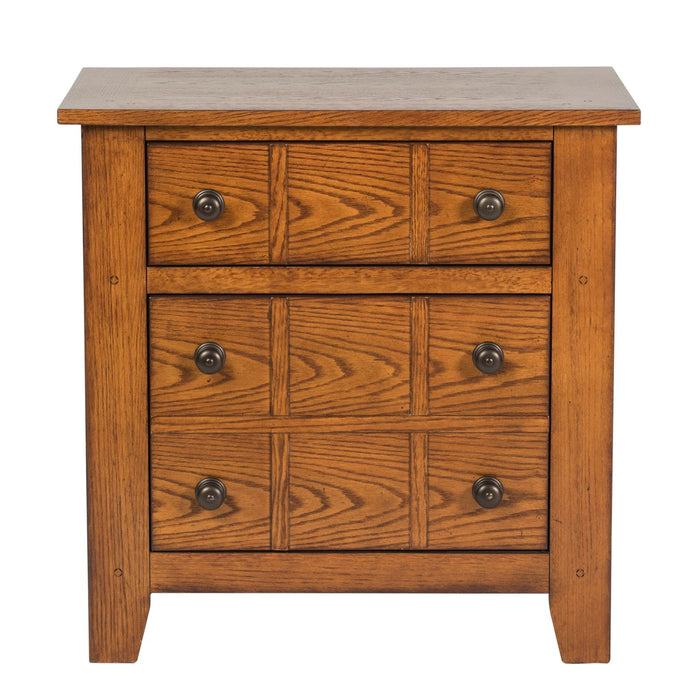 Grandpa's Cabin Nightstand in Age Oak - homePLUS (Binghamton, NY)
