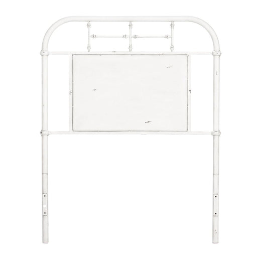 Liberty Furniture Vintage Series Full Metal Headboard in Antique White image