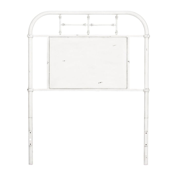 Liberty Furniture Vintage Series Full Metal Headboard in Antique White image