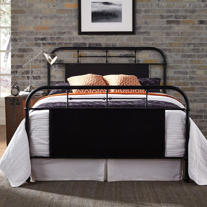 Liberty Furniture Vintage Series Queen Metal Bed in Black
