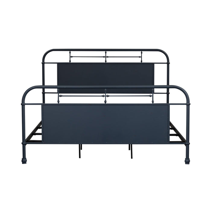 Vintage Series Metal Bed in Navy image