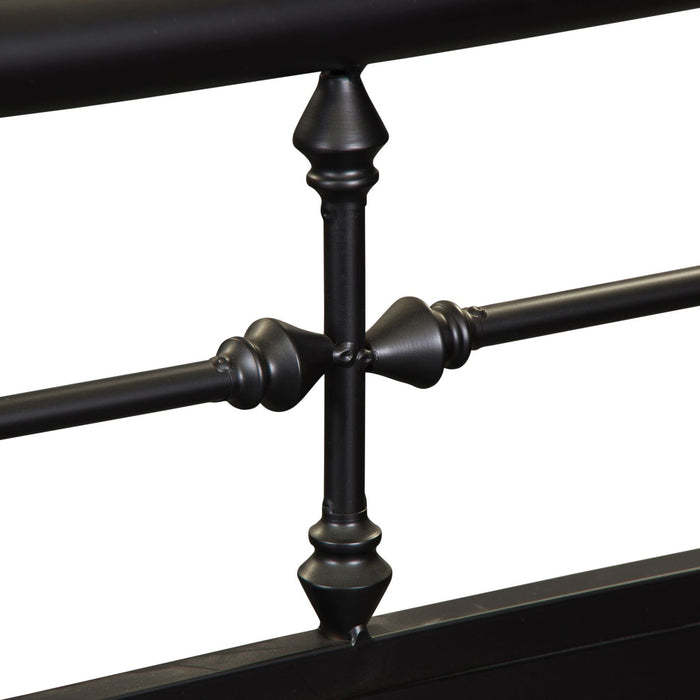 Vintage Series Full Metal Bed in Black