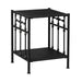 Vintage Series Open Nightstand in Black image