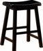 Durant Wooden Counter Height Stools Black (Set of 2) image