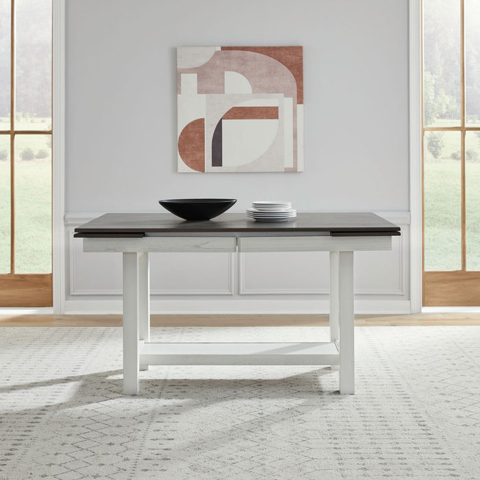 Brook Bay Gathering Trestle Table Set - homePLUS (Binghamton, NY)