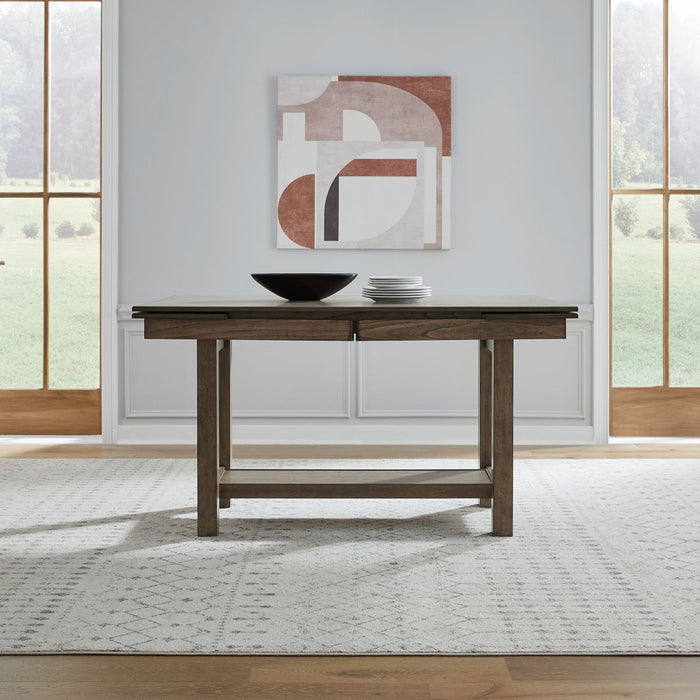 Brook Bay Gathering Trestle Table Set - homePLUS (Binghamton, NY)