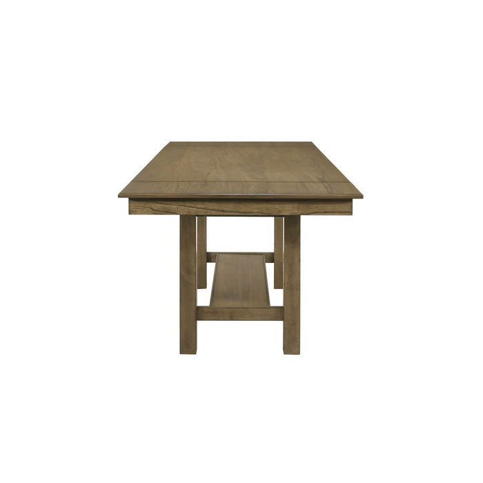 Brook Bay Gathering Trestle Table Set - homePLUS (Binghamton, NY)