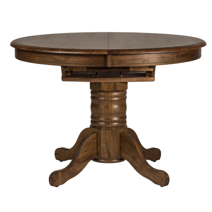 Carolina Crossing Pedestal Table - homePLUS (Binghamton, NY)