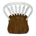 Carolina Crossing Windsor Swivel Counter Chair - White - homePLUS (Binghamton, NY)
