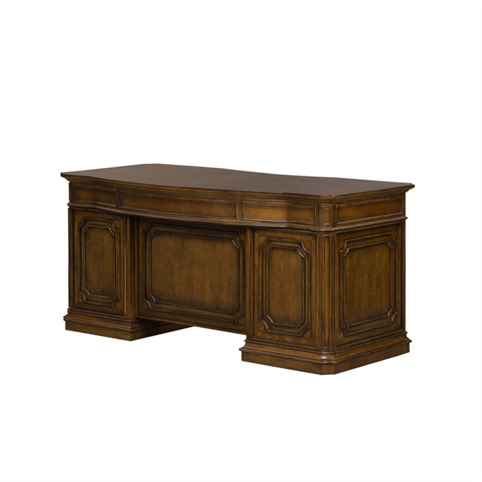 Liberty Amelia Jr Executive Desk in Antique Toffee