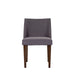 Liberty Furniture Space Saver Nido Chair (Grey) in Satin Walnut (Set of 2) image