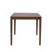 Space Saver Rectangular Leg Table in Satin Walnut - homePLUS (Binghamton, NY)