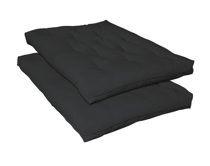 7" Deluxe Futon Pad Black image