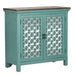 Kensington 2 Door Accent Cabinet in Turquoise - homePLUS (Binghamton, NY)