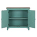 Kensington 2 Door Accent Cabinet in Turquoise - homePLUS (Binghamton, NY)