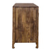 Marisol 74 Inch 4 Door Accent TV Stand in Weathered Honey and Soft Wash Gray - homePLUS (Binghamton, NY)