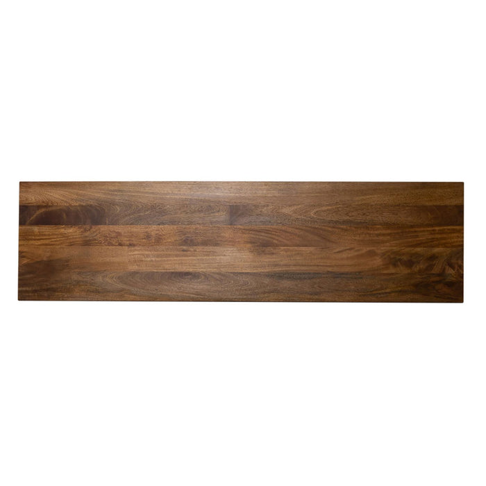 Marisol 74 Inch 4 Door Accent TV Stand in Weathered Honey and Soft Wash Gray - homePLUS (Binghamton, NY)