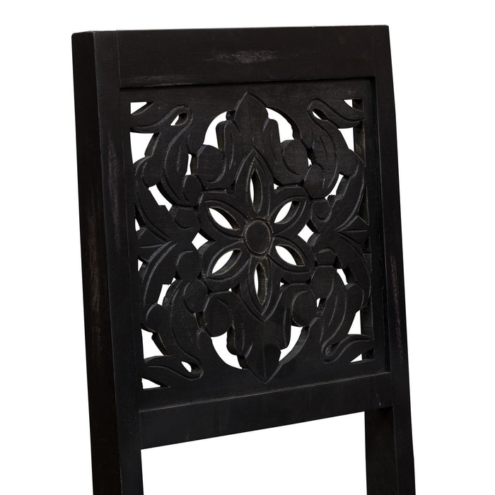 Trellis Lane Accent Chair in Black EST SHIP TIME APPX 4 WEEKS