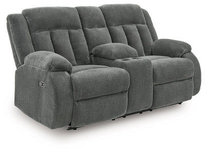 Observation Power Reclining Loveseat with Console - homePLUS (Binghamton, NY)