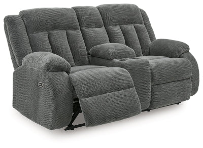 Observation Power Reclining Loveseat with Console - homePLUS (Binghamton, NY)