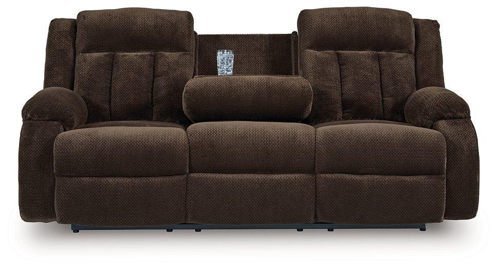 Observation Power Reclining Sofa with Drop Down Table - homePLUS (Binghamton, NY)