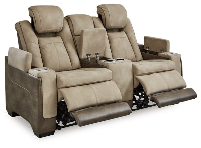 Next-Gen DuraPella Power Reclining Loveseat with Console - homePLUS (Binghamton, NY)