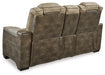 Next-Gen DuraPella Power Reclining Loveseat with Console - homePLUS (Binghamton, NY)