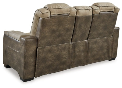 Next-Gen DuraPella Power Reclining Loveseat with Console - homePLUS (Binghamton, NY)