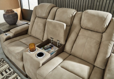 Next-Gen DuraPella Power Reclining Loveseat with Console - homePLUS (Binghamton, NY)