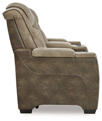 Next-Gen DuraPella Power Reclining Loveseat with Console - homePLUS (Binghamton, NY)