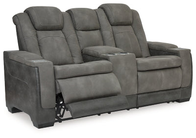 Next-Gen DuraPella Power Reclining Loveseat with Console - homePLUS (Binghamton, NY)