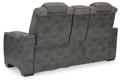 Next-Gen DuraPella Power Reclining Loveseat with Console - homePLUS (Binghamton, NY)