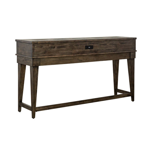 Arrowcreek Console Bar Table in Weathered Stone - homePLUS (Binghamton, NY)