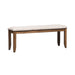 Santa Rosa II Upholstered Bench in Antique Honey - homePLUS (Binghamton, NY)