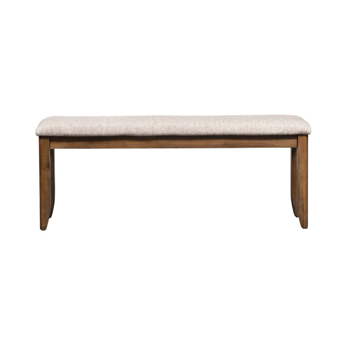 Santa Rosa II Upholstered Bench in Antique Honey - homePLUS (Binghamton, NY)