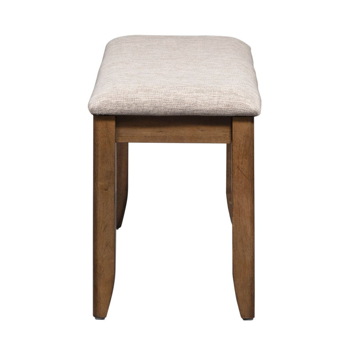 Santa Rosa II Upholstered Bench in Antique Honey - homePLUS (Binghamton, NY)