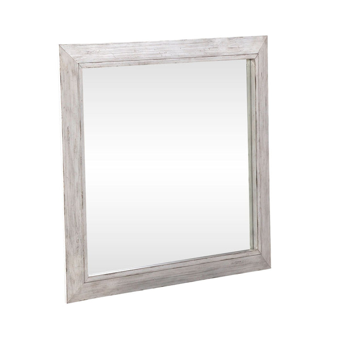 River Place Mirror in Riverstone White and Tobacco - homePLUS (Binghamton, NY)
