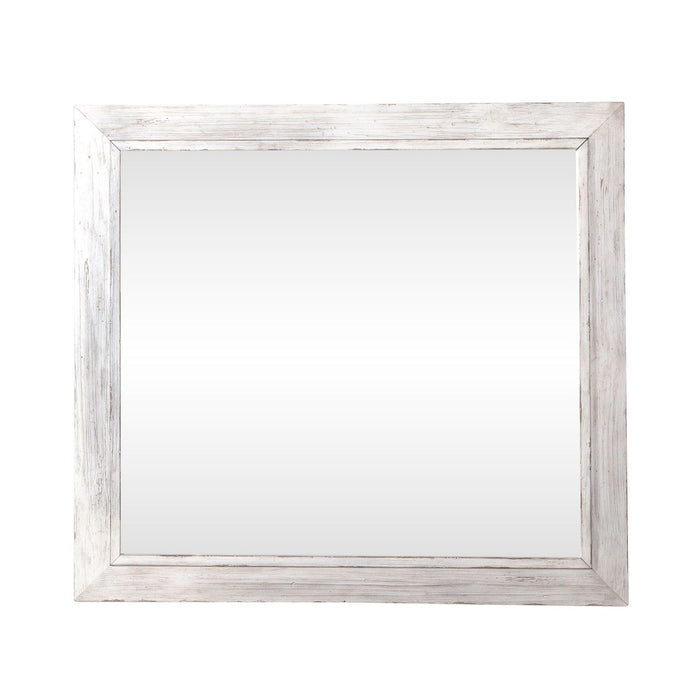 River Place Mirror in Riverstone White and Tobacco - homePLUS (Binghamton, NY)