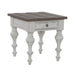 Liberty Furniture River Place End Table in Riverstone White & Tobacco image
